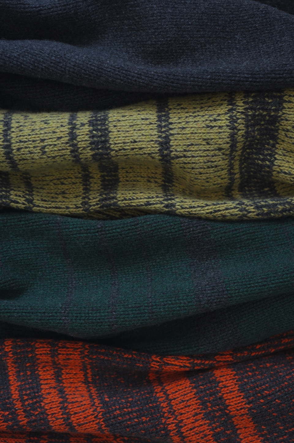 DEPT デプト　カシミヤバラクラバ Recycled Cashmere Balaclava/LIME×CHARCOAL / DEPT Online Store