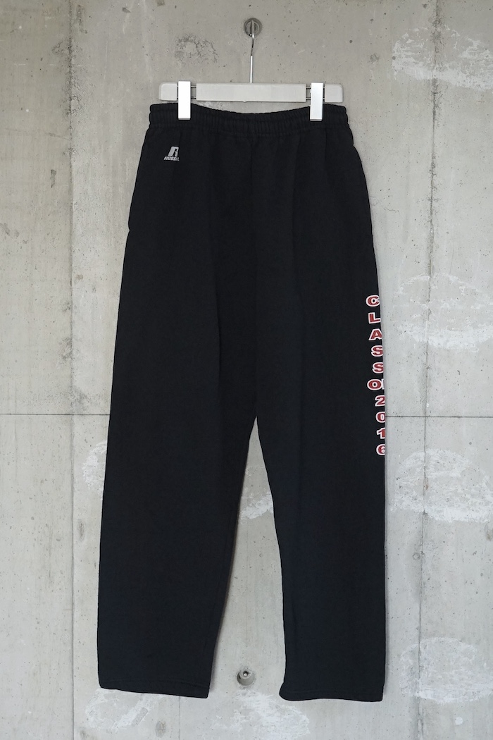 Printed sweat pants / Black