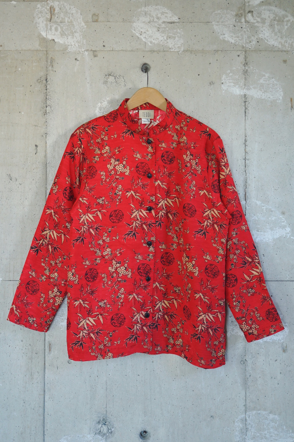Oriental Jacquard Shirt Jacket