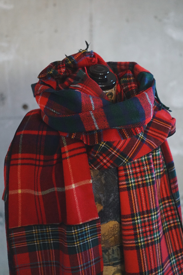 小物 DEPT / CRAZY CHECK LONG SCARF DEPT CRAZY CHECK LONG SCARF / L8 Red tone / DEPT Online Store