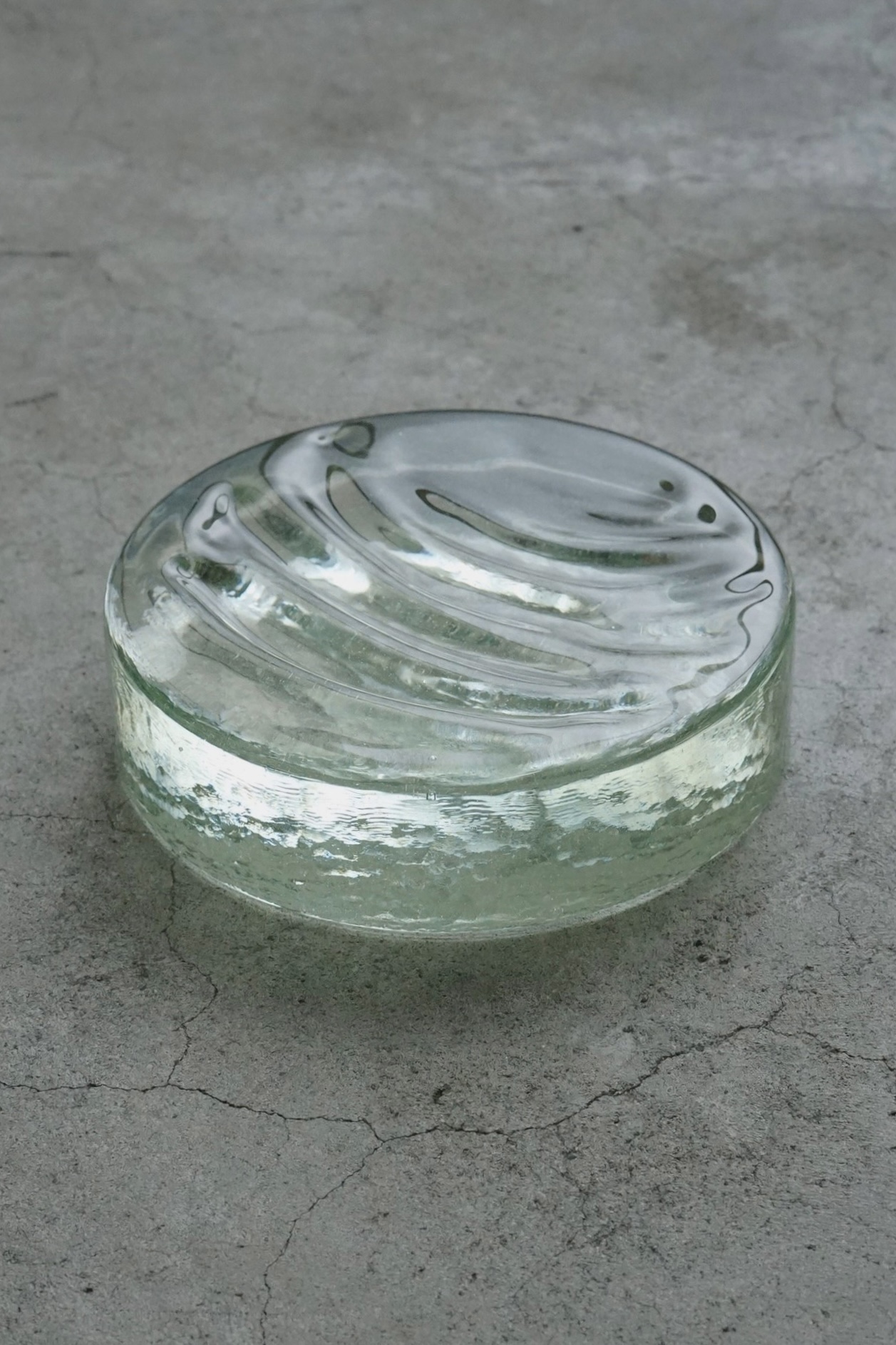 【RESTOCK】Recycled Glass  WAVE PLATE