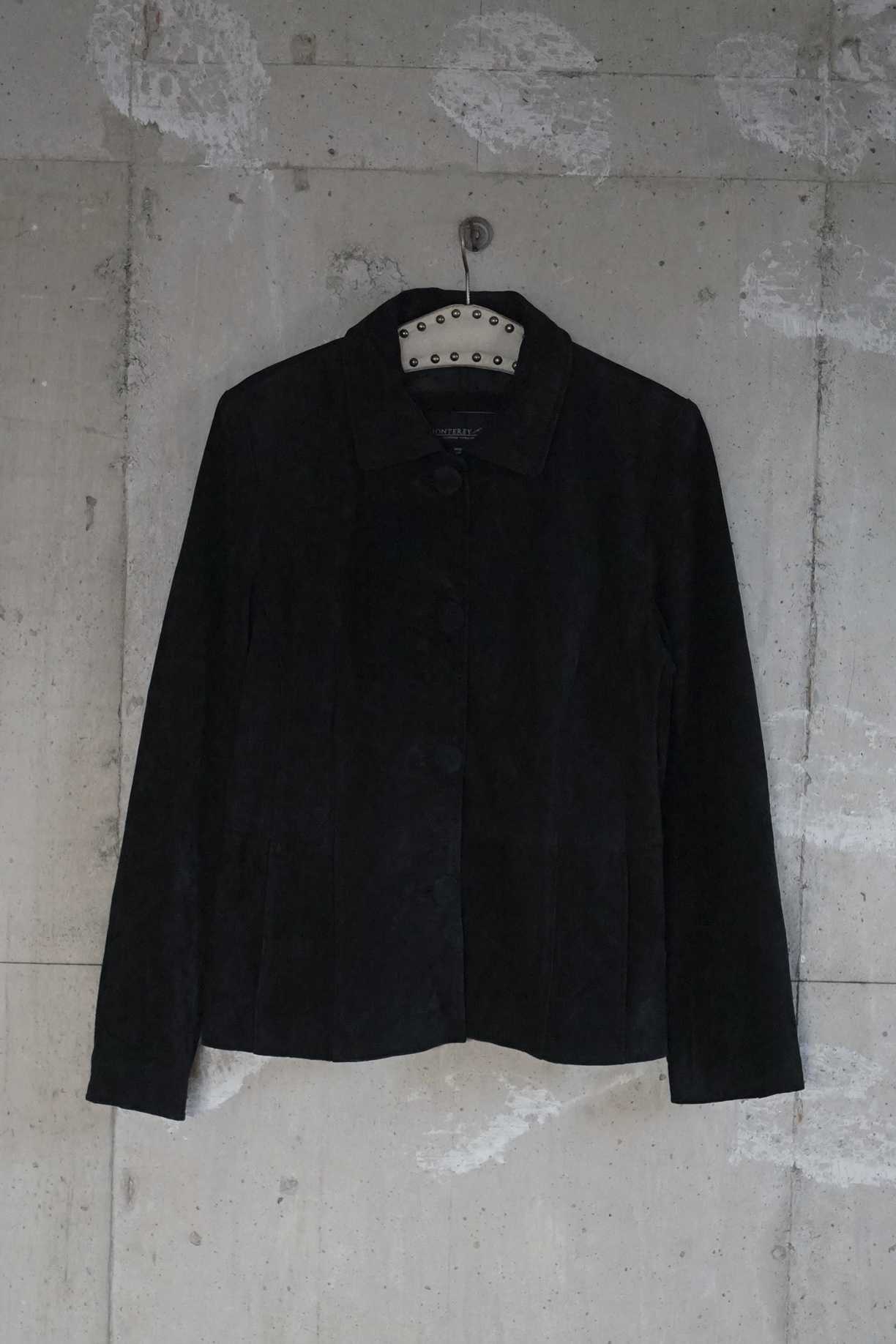 Suede jacket / Black
